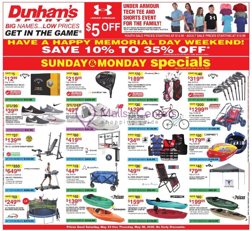 dunham's father's day sale