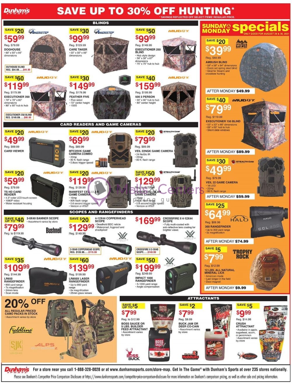 Dunham's Sports Weekly Ad sales & flyers specials MallsCenters