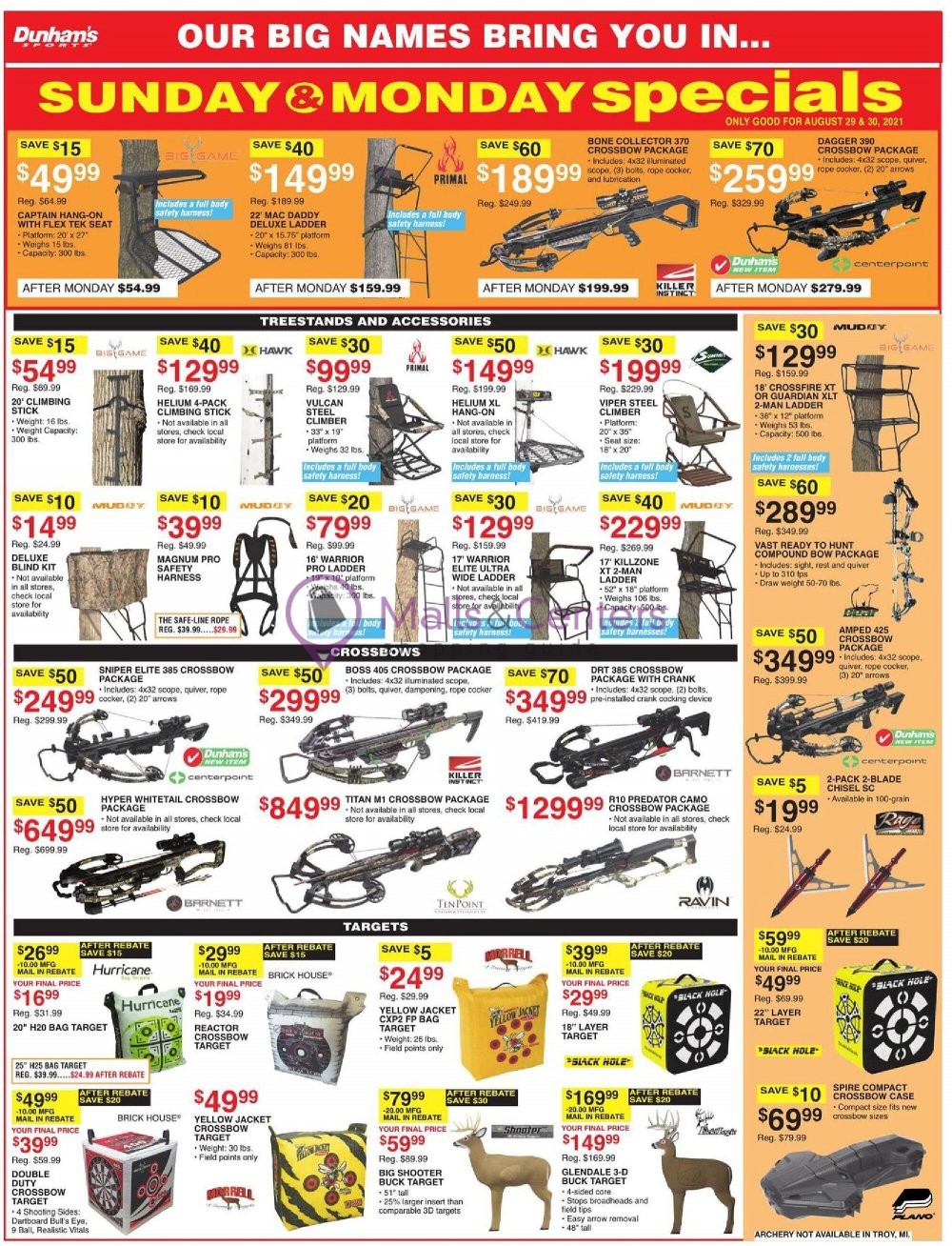 Dunham's Sports Weekly Ad sales & flyers specials MallsCenters