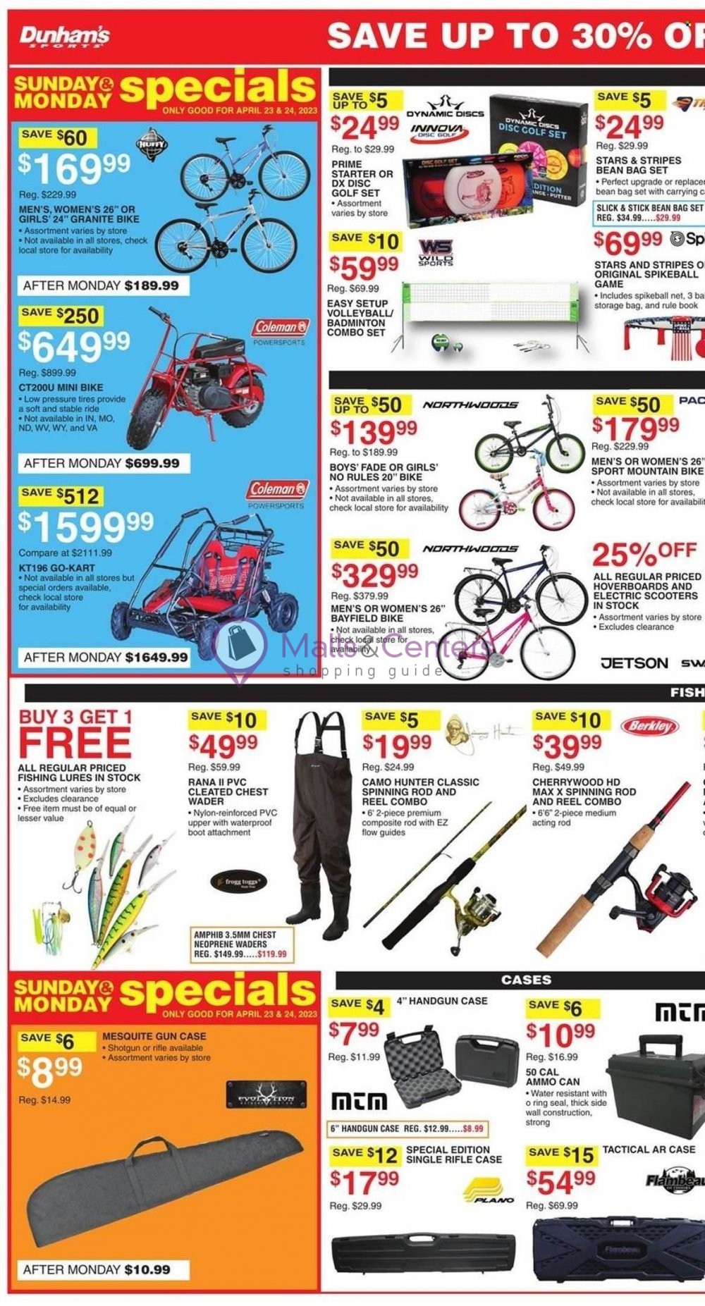 Dunham's Sports Weekly ad valid from 04/21/2023 to 04/27/2023