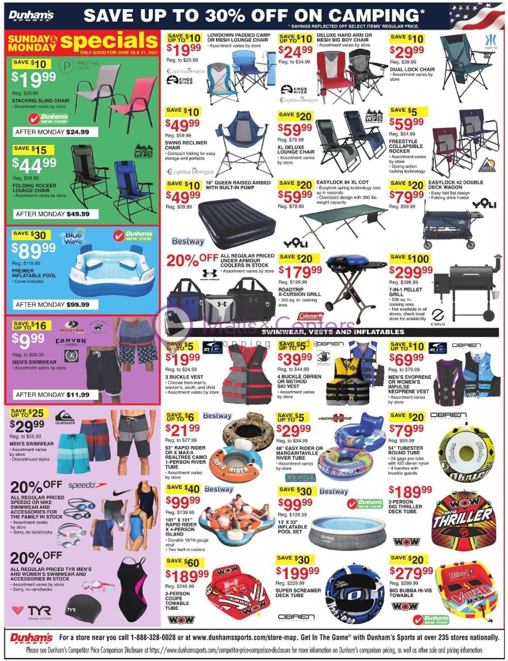 Dunham's Sports Weekly Ad sales & flyers specials MallsCenters