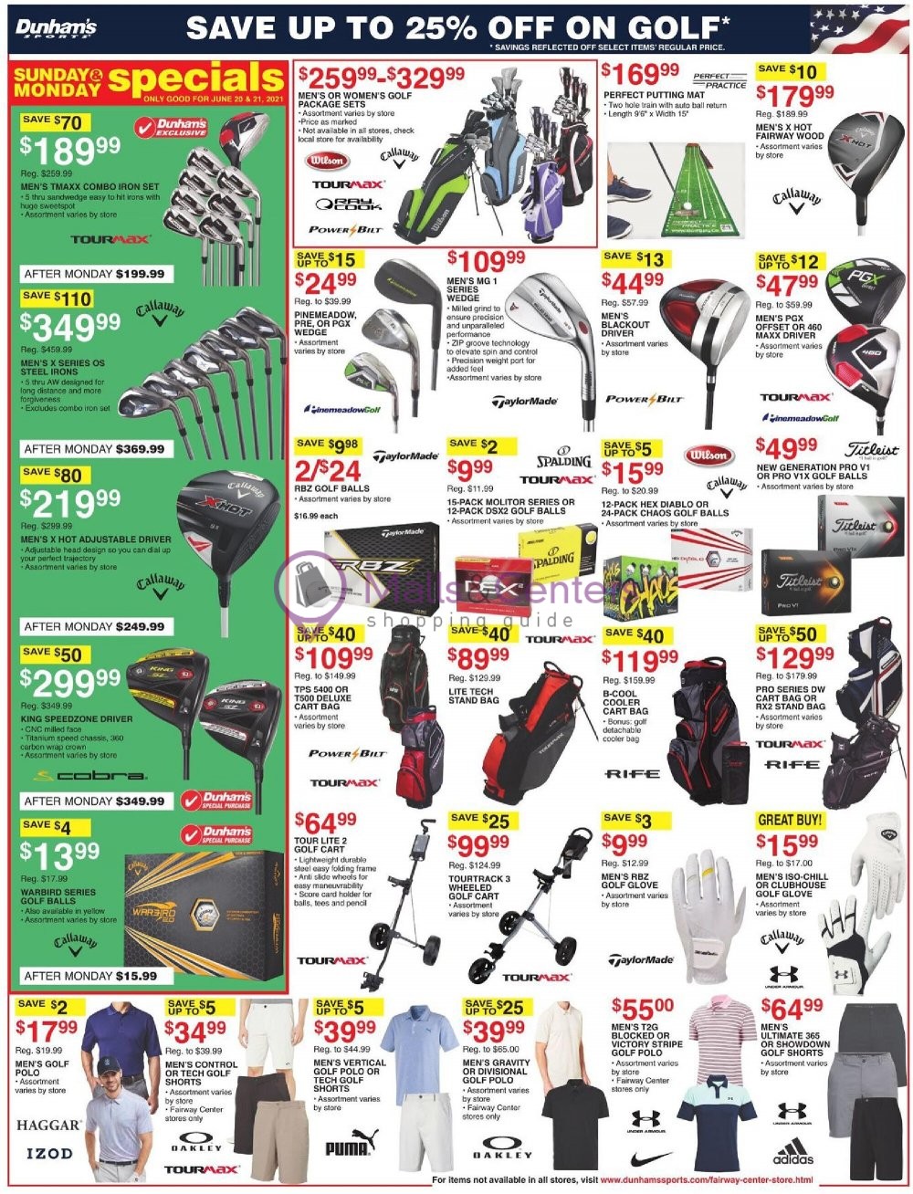 Dunham's Sports Weekly Ad sales & flyers specials MallsCenters