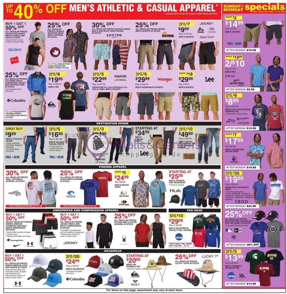 Dunham's Sports Weekly ad valid from 06/09/2023 to 06/15/2023