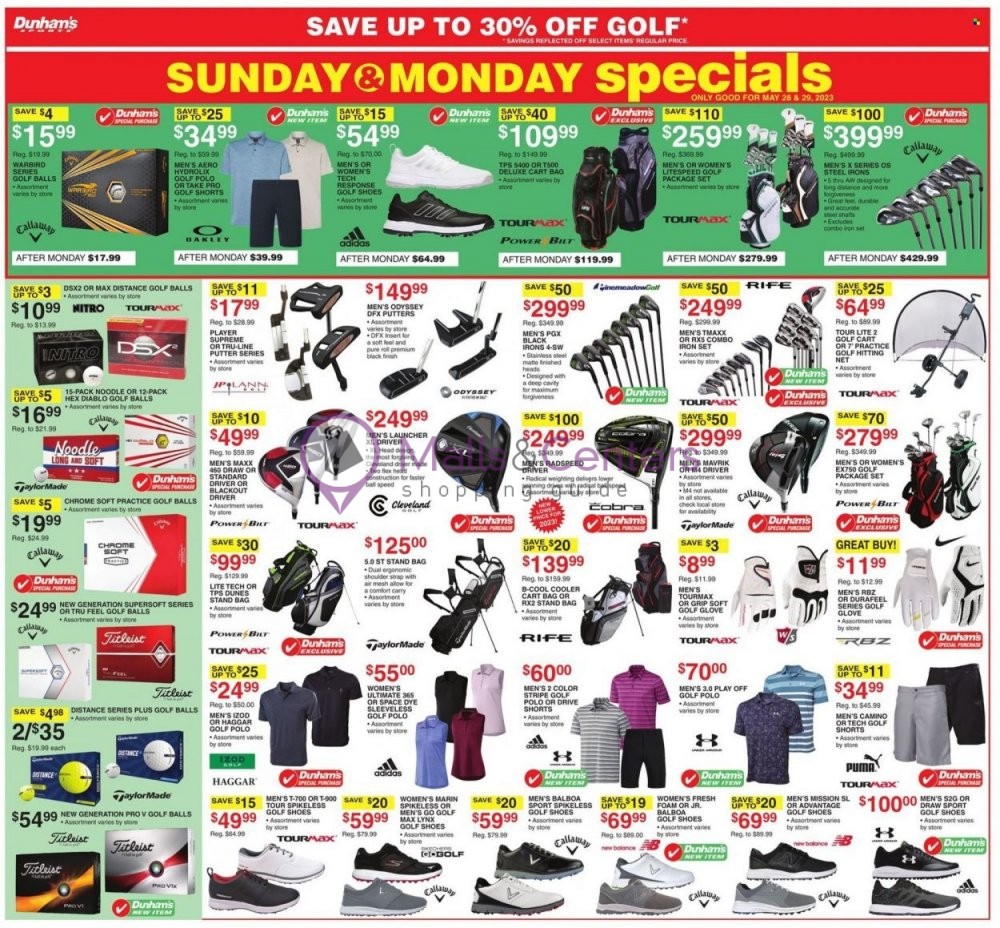 Dunham's Sports Weekly ad valid from 05/27/2023 to 06/01/2023