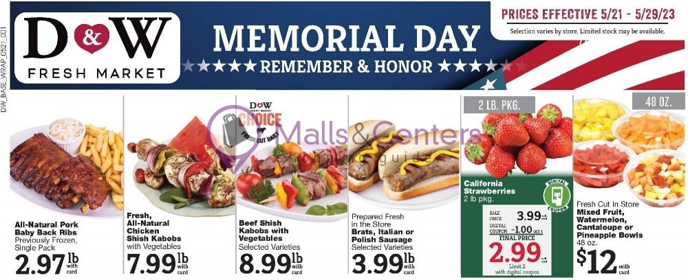 Weekly ad for D&W Fresh Market valid: 05/21/2023 - 05/29/2023, page 2
