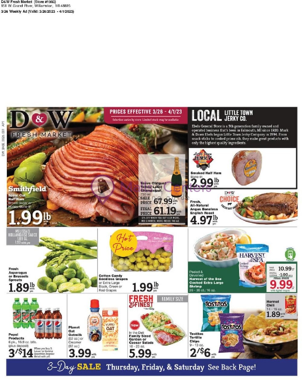 D&W Fresh Market Weekly ad valid from 03/26/2023 to 04/01/2023 MallsCenters