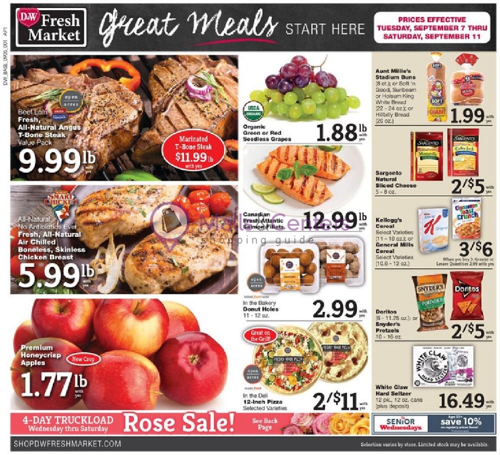 D&W Fresh Market Weekly Ad sales & flyers specials MallsCenters