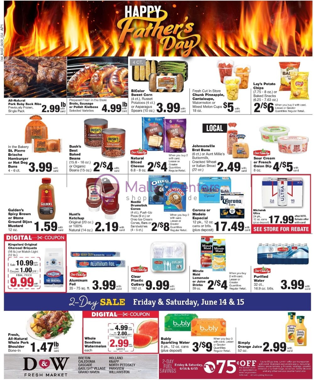 Weekly ad for D&W Fresh Market valid: 06/09/2024 - 06/15/2024, page 2