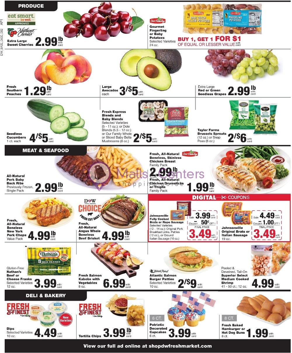 Weekly ad for D&W Fresh Market valid: 06/30/2024 - 07/06/2024, page 4