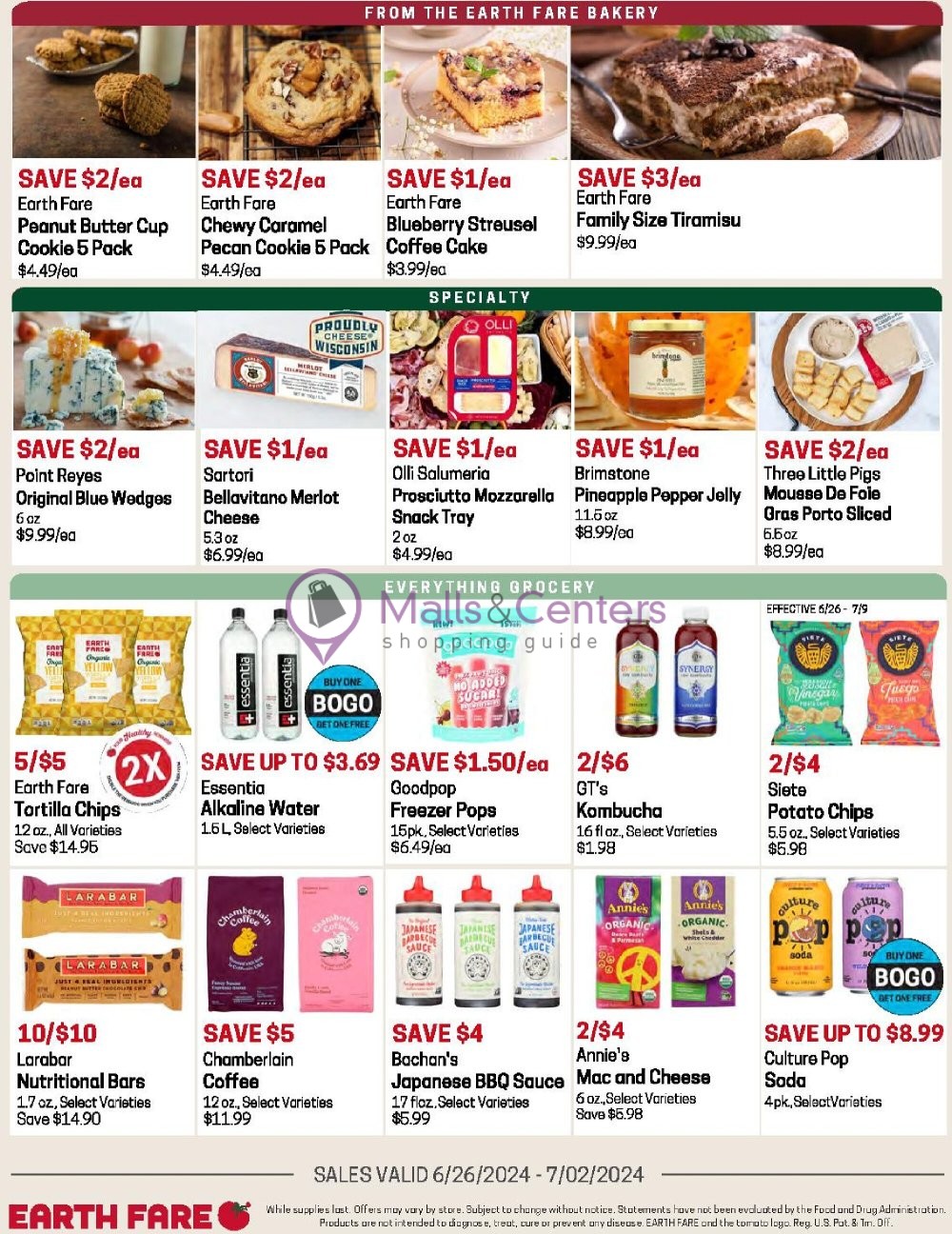 Weekly ad for Earth Fare valid: 06/26/2024 - 07/02/2024, page 2