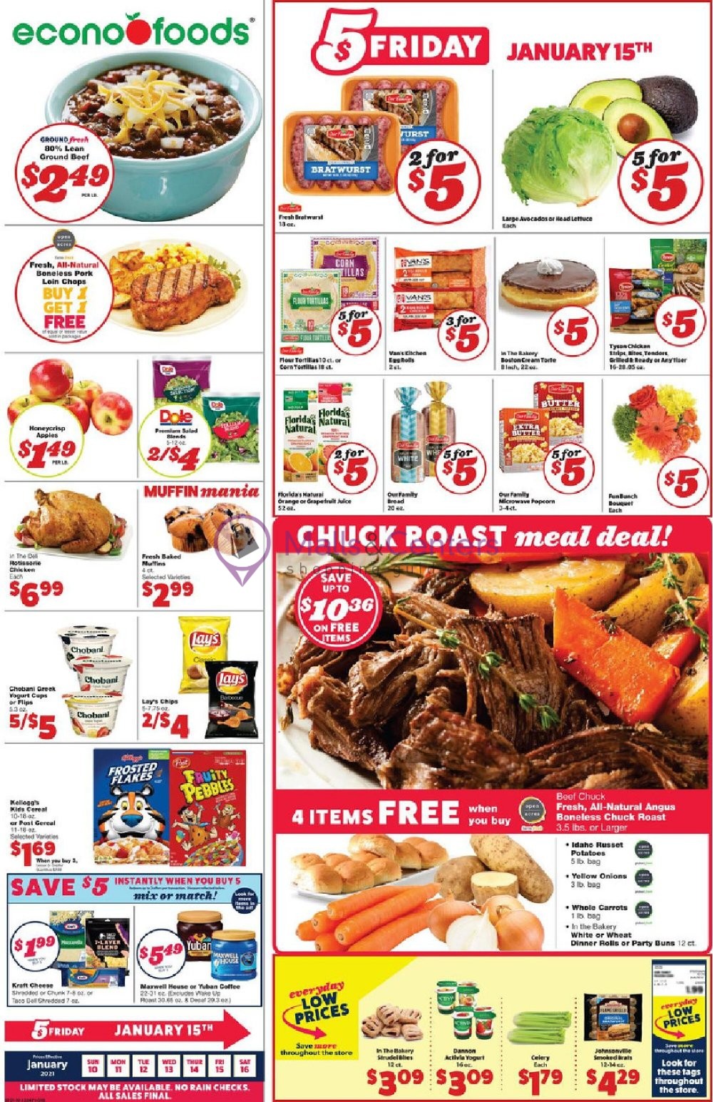 EconoFoods Weekly ad valid from 01/10/2021 to 01/16/2021 MallsCenters