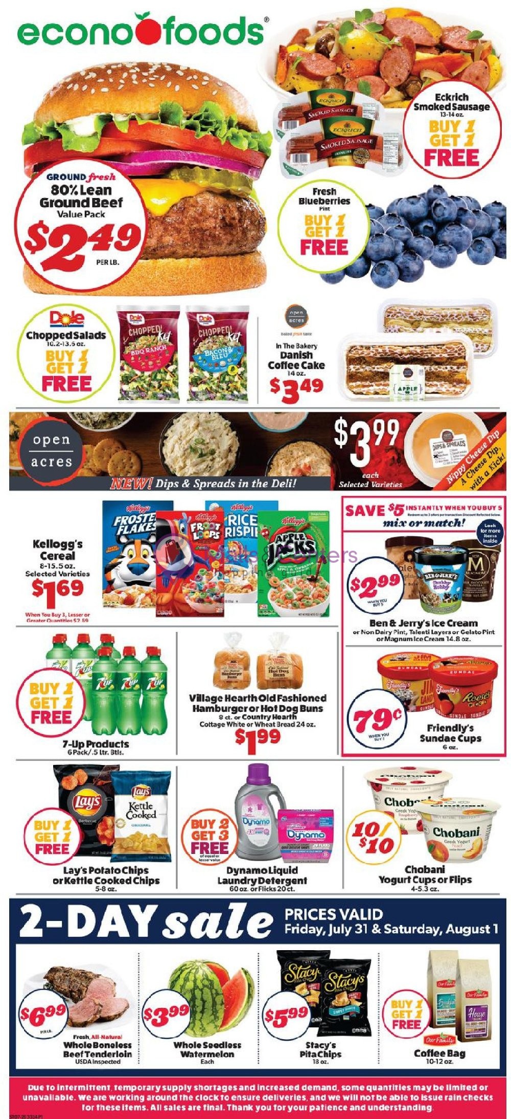 EconoFoods Weekly ad valid from 07/26/2020 to 08/01/2020 MallsCenters