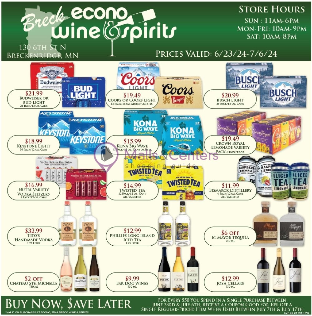 Weekly ad for EconoFoods valid: 06/23/2024 - 06/29/2024, page 12