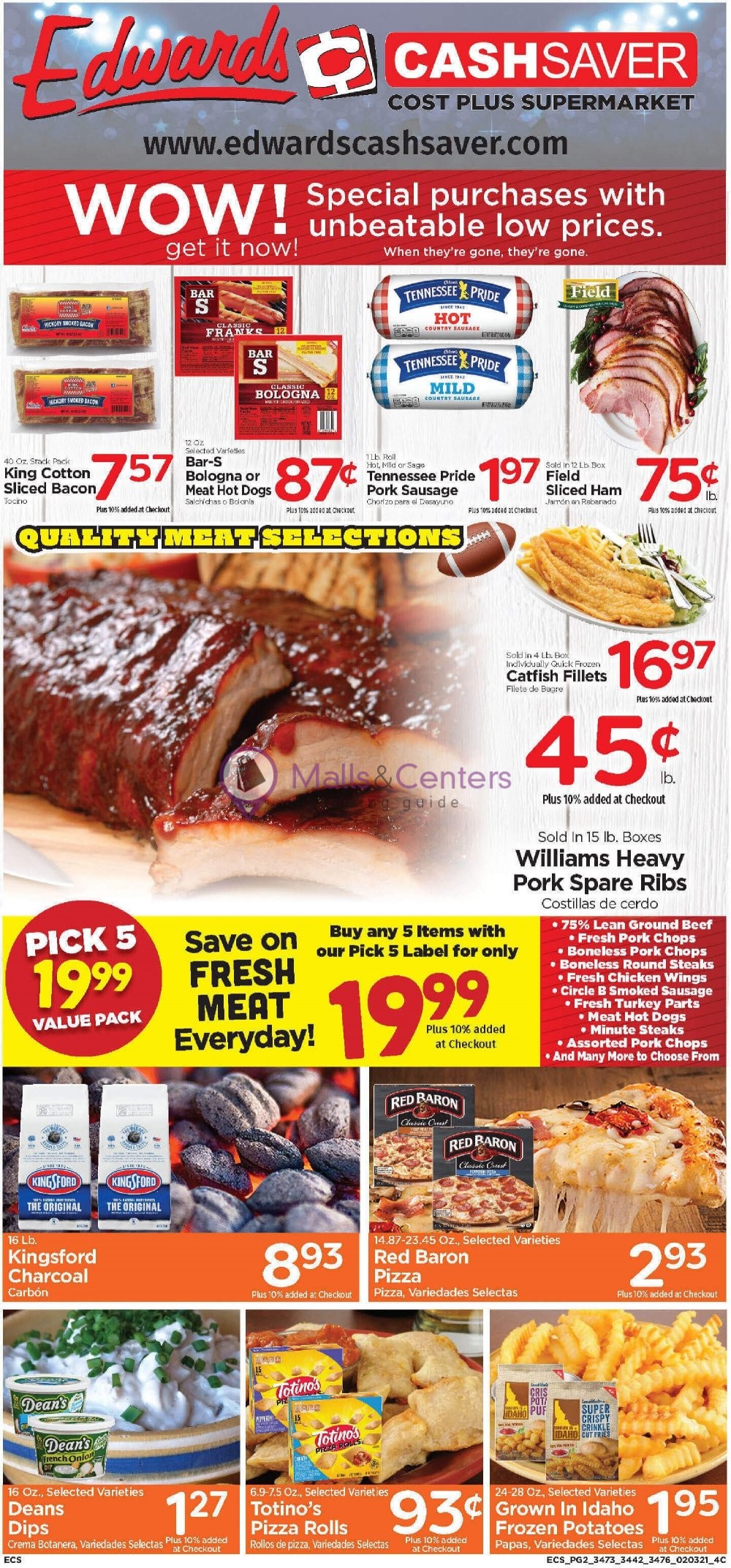 Edwards Cash Saver Weekly Ad sales & flyers specials MallsCenters