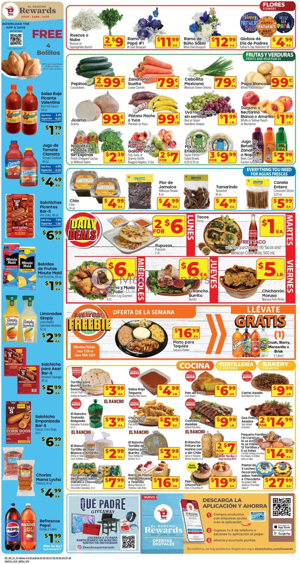 Weekly ad for El Rancho Supermercado valid: 06/12/2024 - 06/18/2024, page 4