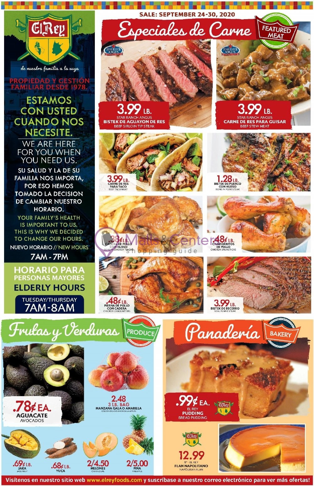 El Rey Foods Weekly Ad sales & flyers specials MallsCenters