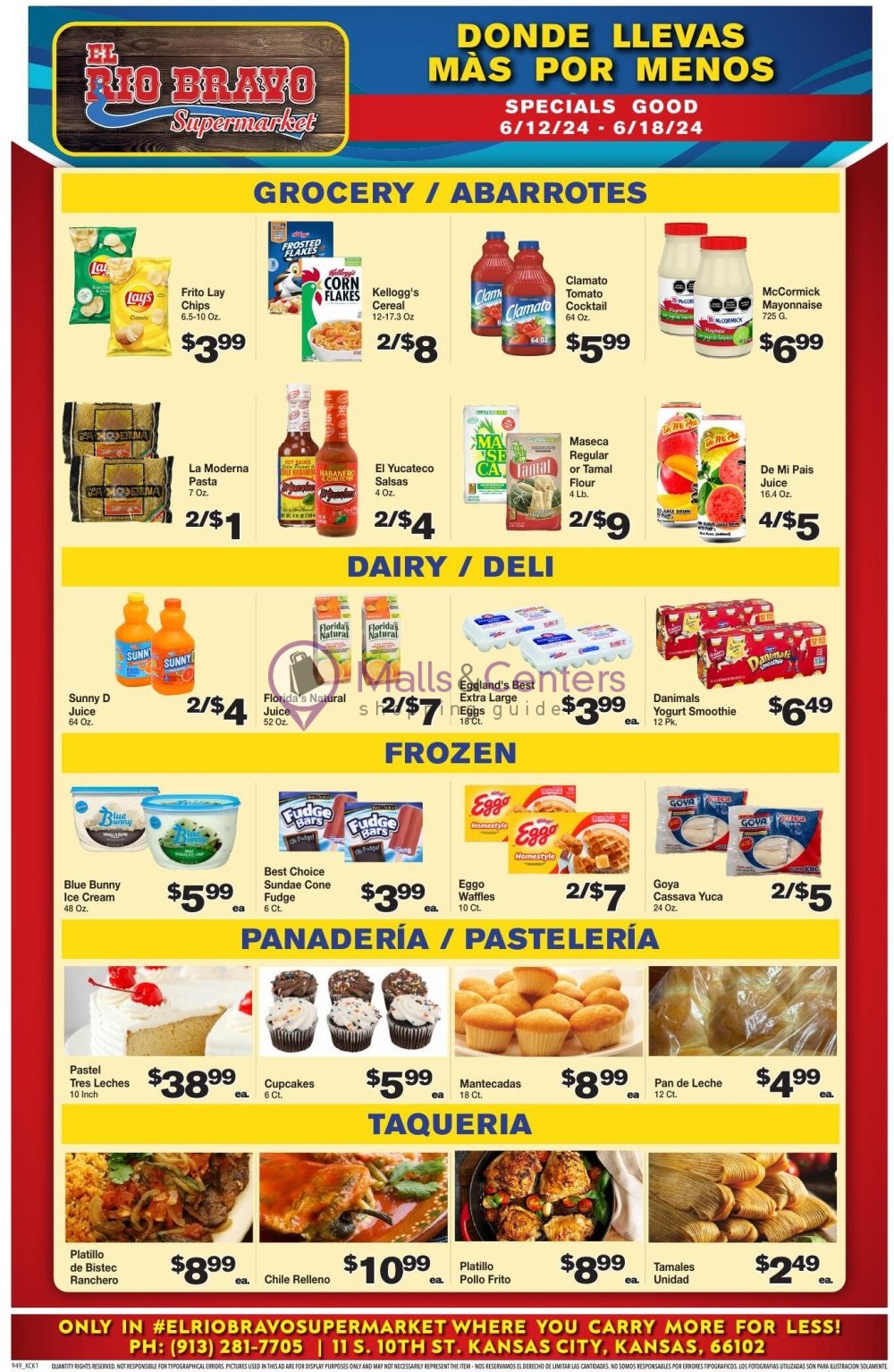 Weekly ad for El Rio Bravo Supermarket valid: 06/12/2024 - 06/18/2024, page 2