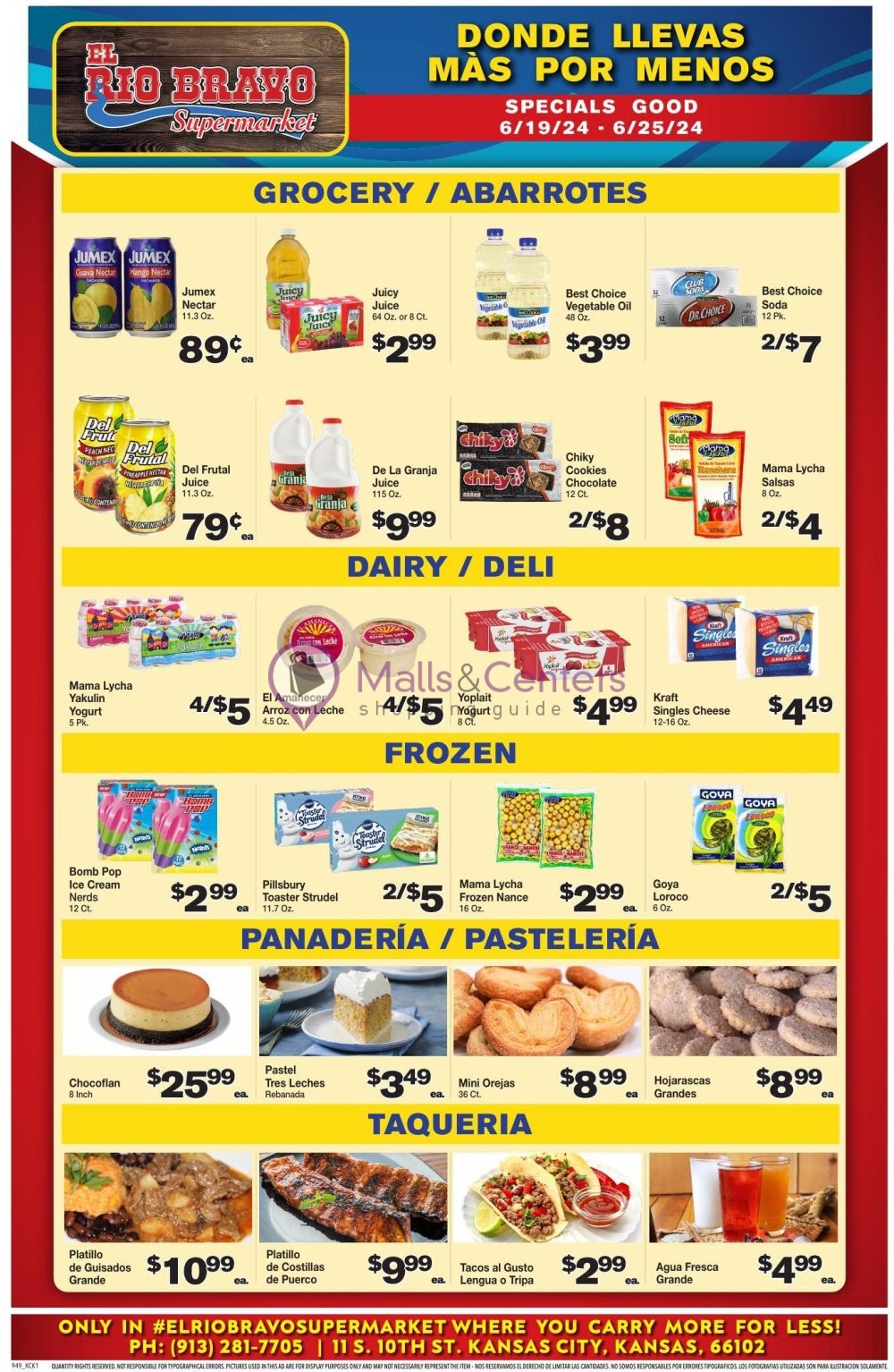 Weekly ad for El Rio Bravo Supermarket valid: 06/19/2024 - 06/25/2024, page 2