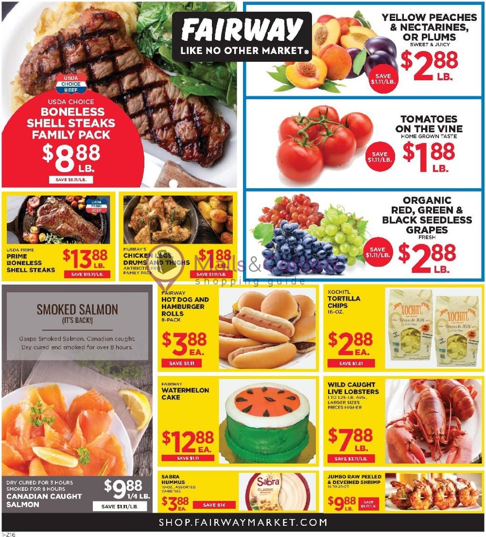 Fairway Market Weekly ad valid from 07/03/2020 to 07/09/2020 MallsCenters