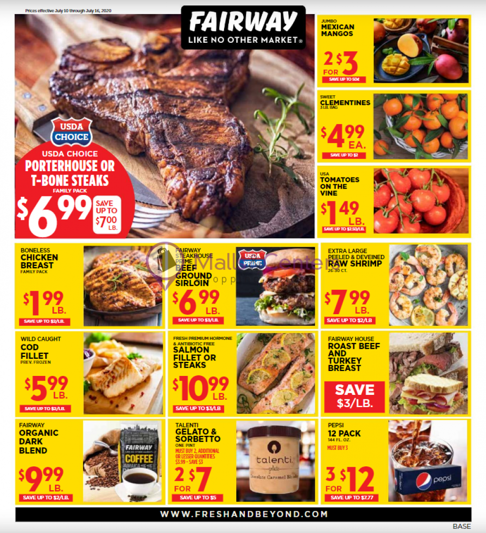 Fairway Market Weekly ad valid from 07/10/2020 to 07/16/2020 MallsCenters