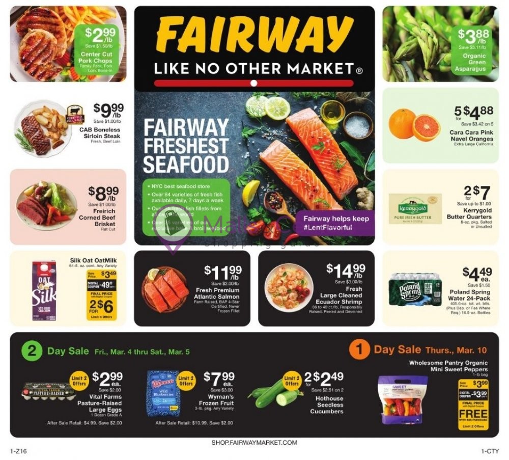 Fairway Market Weekly ad valid from 03/04/2022 to 03/10/2022 MallsCenters