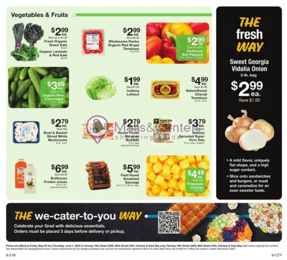 Fairway Market Weekly ad valid from 05/26/2023 to 06/01/2023 MallsCenters
