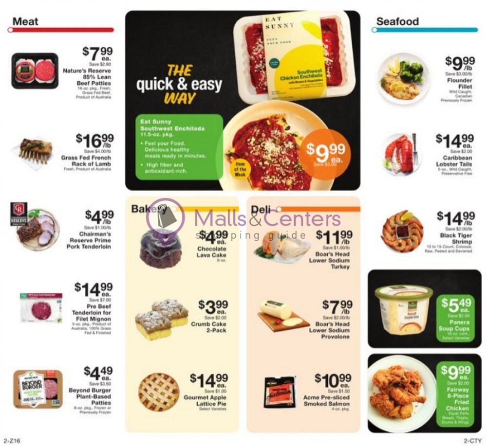 Fairway Market Weekly ad valid from 05/05/2023 to 05/11/2023 MallsCenters
