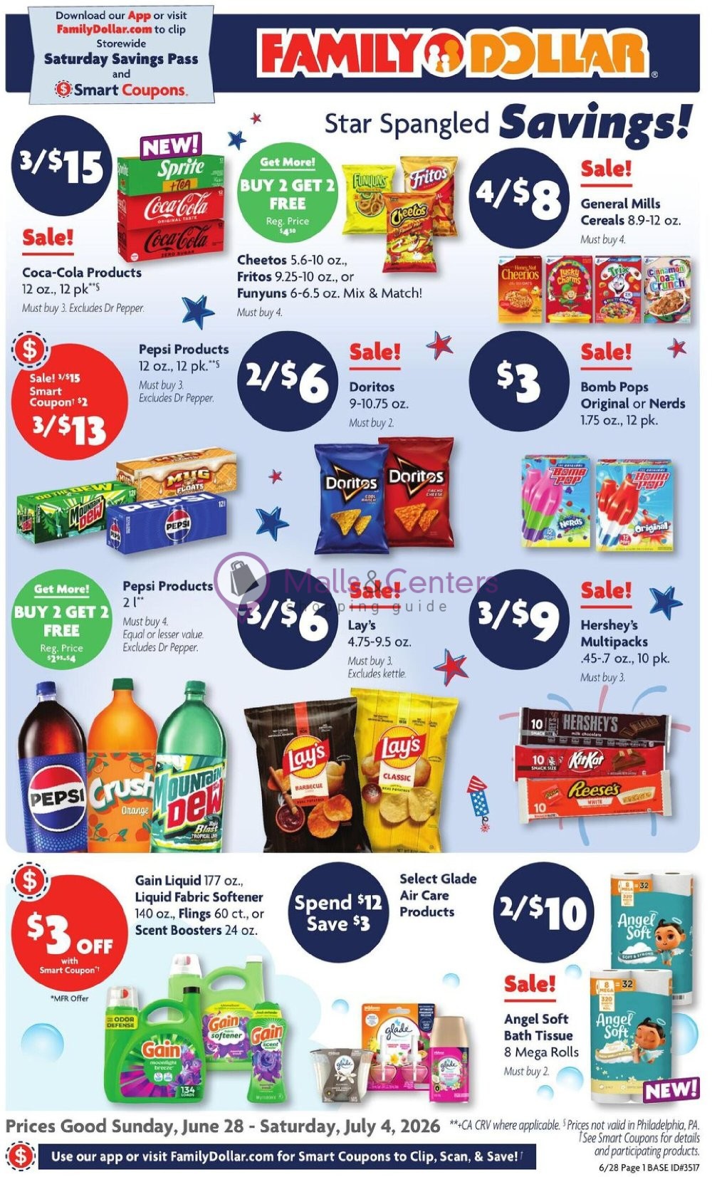 Weekly ad for Family Dollar valid: 06/28/2026 - 07/04/2026, page 1