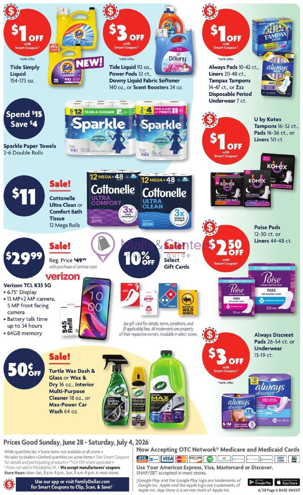 Weekly ad for Family Dollar valid: 06/28/2026 - 07/04/2026, page 6