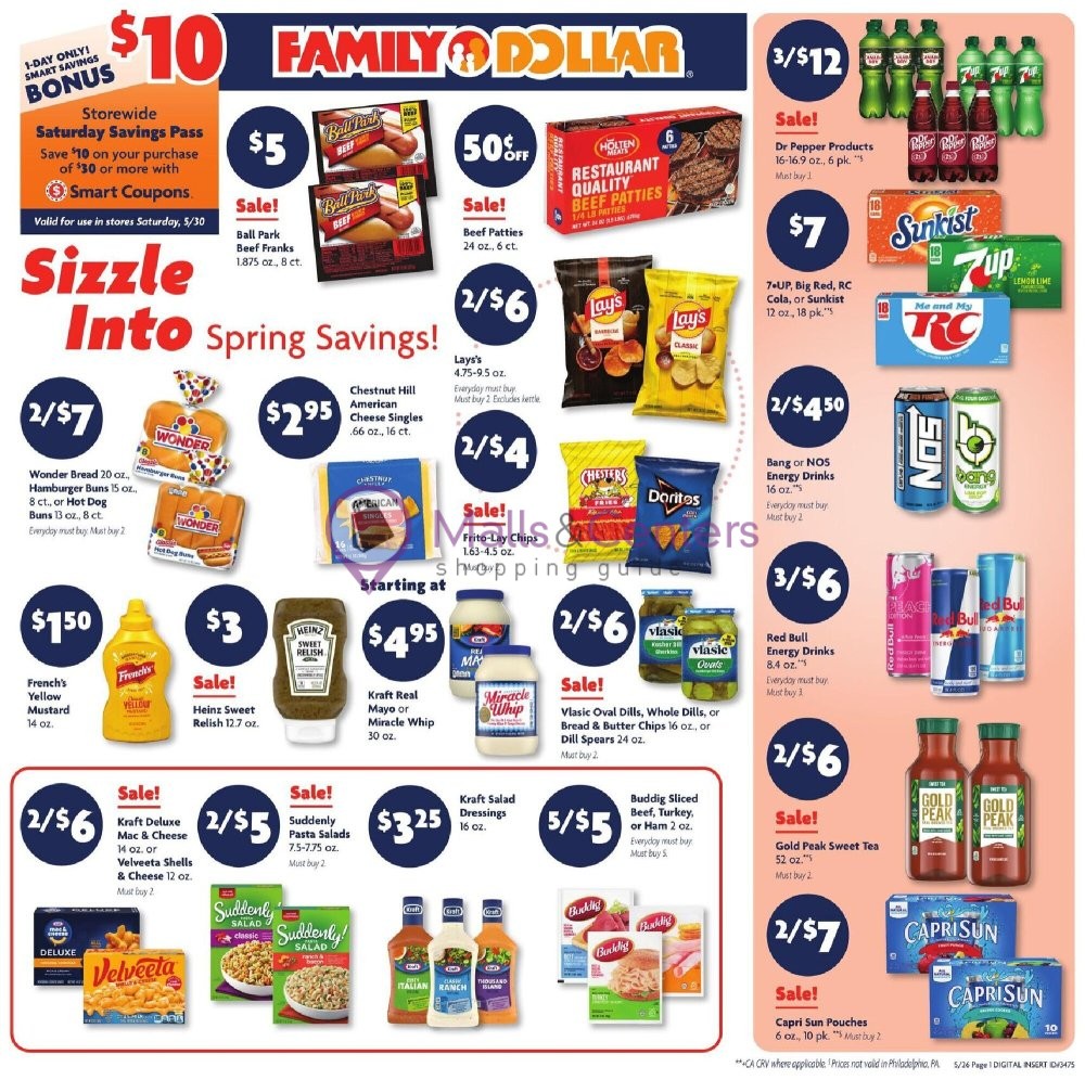 Weekly ad for Family Dollar valid: 05/26/2026 - 05/30/2026, page 1