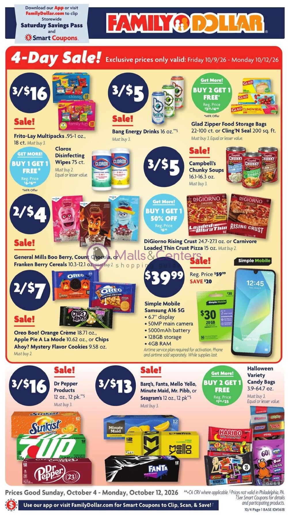 Weekly ad for Family Dollar valid: 10/04/2026 - 10/12/2026, page 1