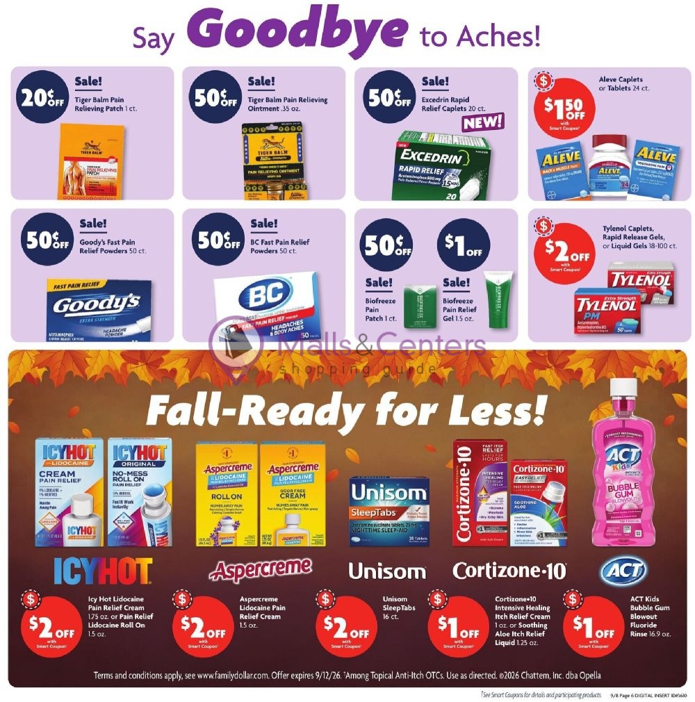 Weekly ad for Family Dollar valid: 09/08/2026 - 09/12/2026, page 12