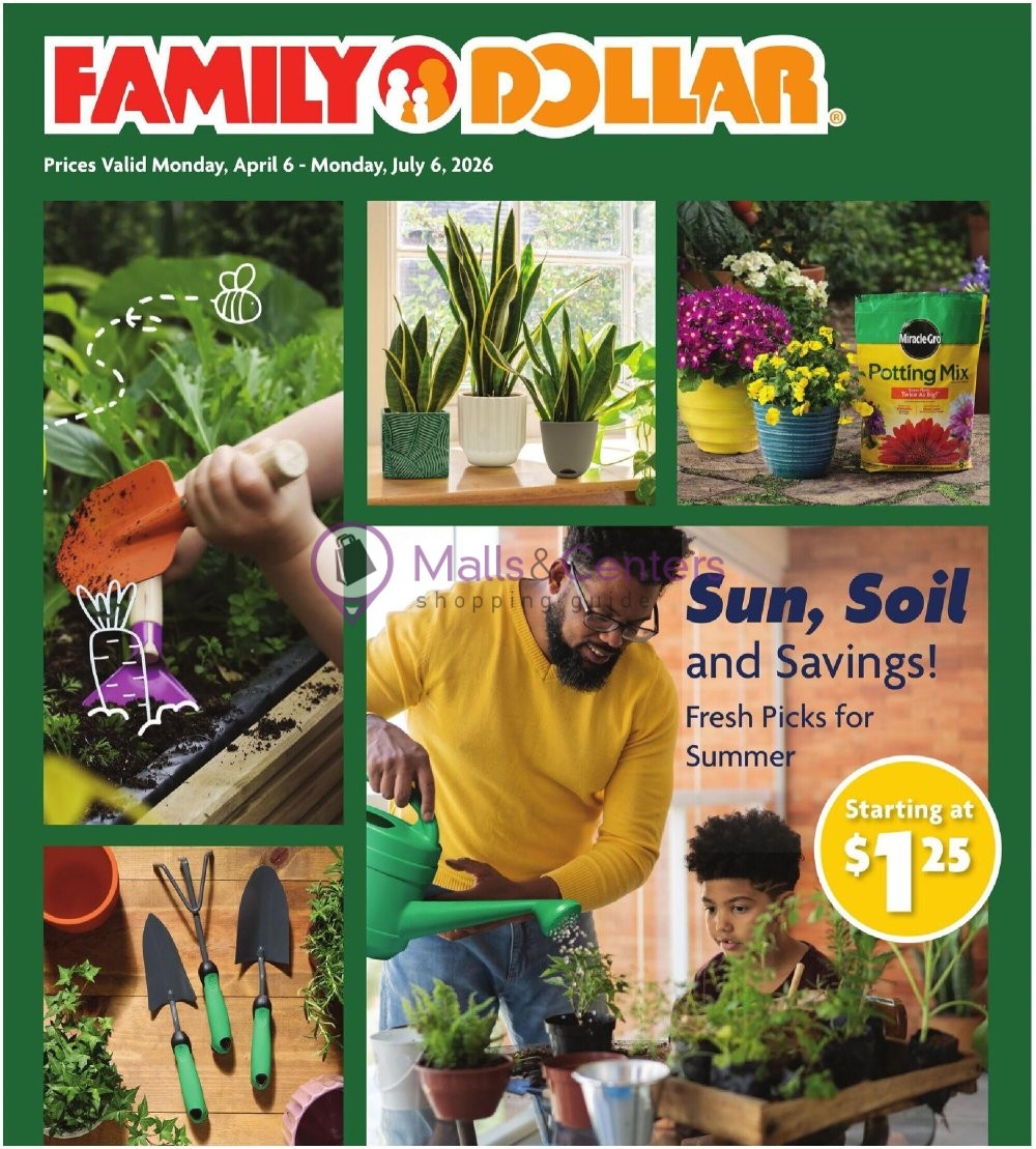 Weekly ad for Family Dollar valid: 04/06/2026 - 07/06/2026, page 1
