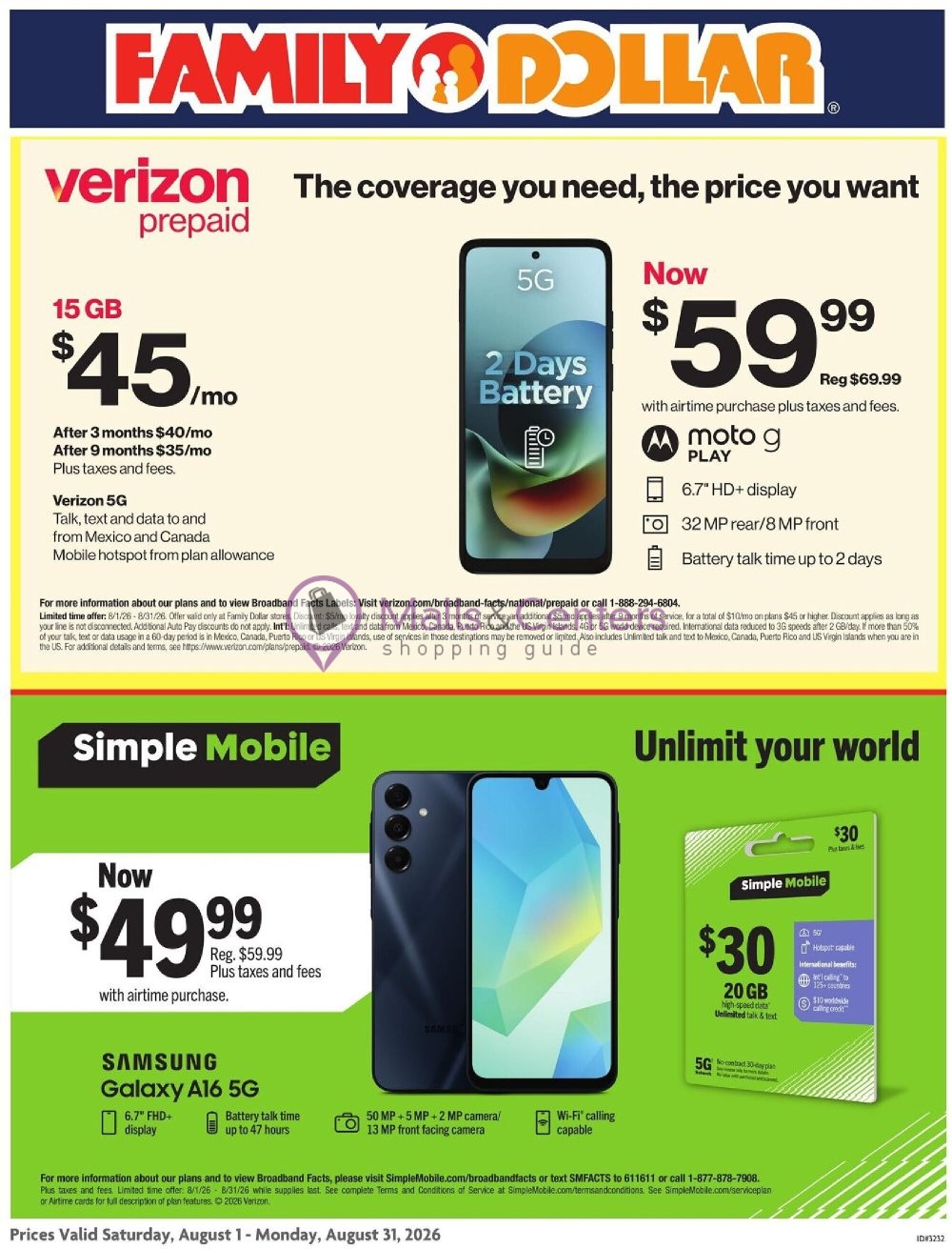 Weekly ad for Family Dollar valid: 08/01/2026 - 08/31/2026, page 2