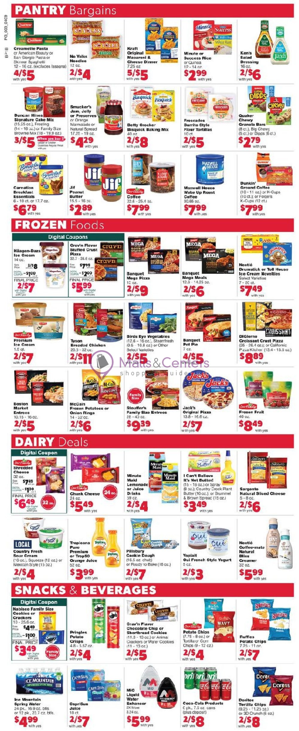 Family Fare Weekly ad valid from 04/10/2023 to 04/15/2023 MallsCenters