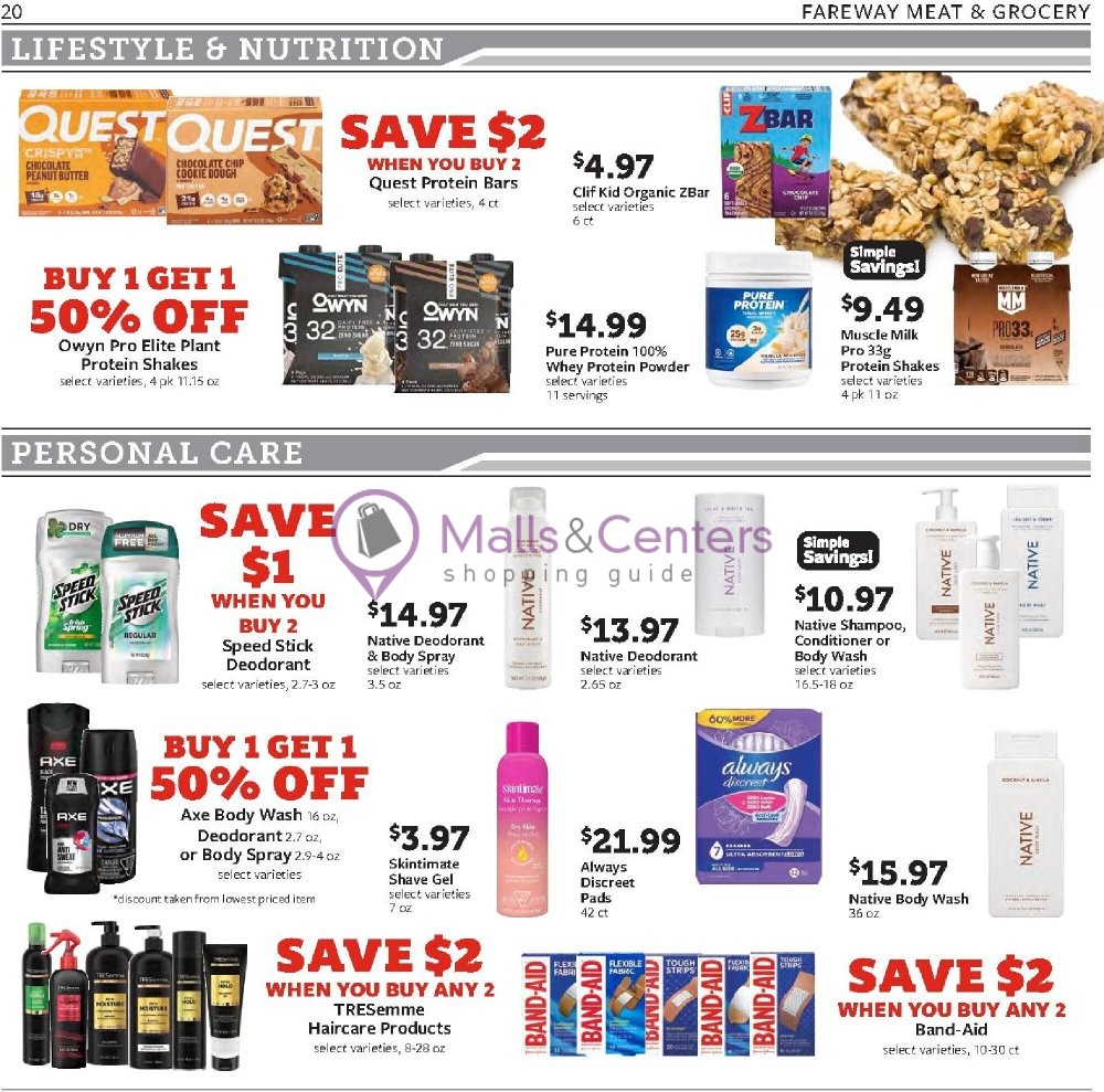 Weekly ad for Fareway valid: 08/17/2026 - 08/22/2026, page 20