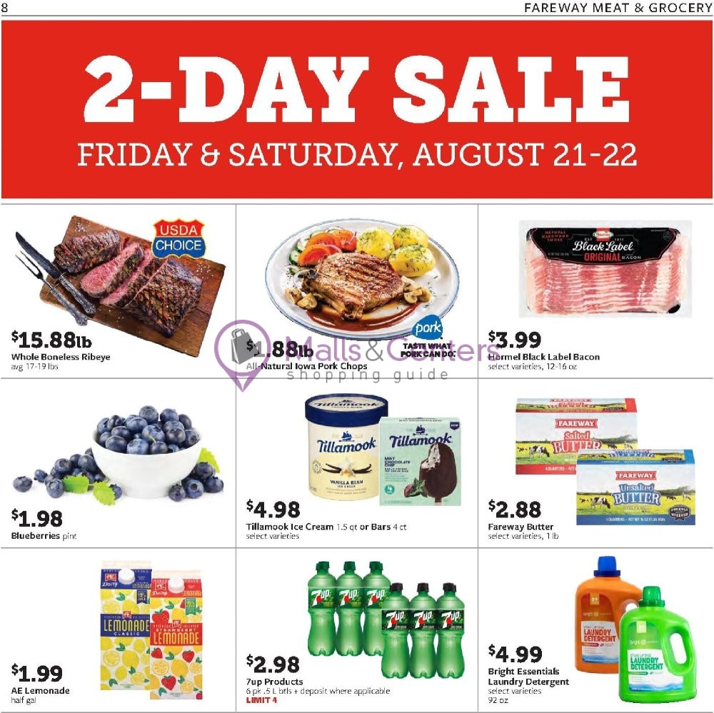 Weekly ad for Fareway valid: 08/17/2026 - 08/22/2026, page 8