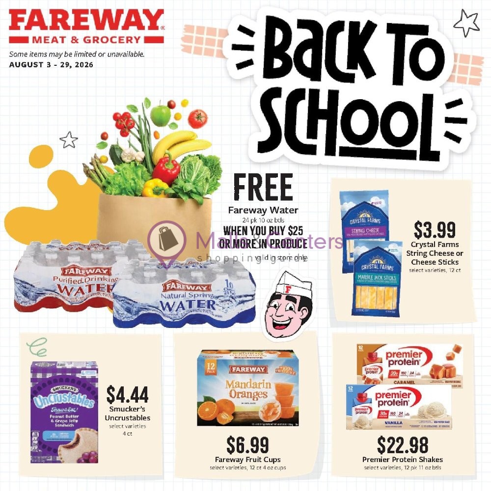 Weekly ad for Fareway valid: 08/03/2026 - 08/29/2026, page 1