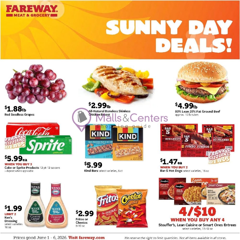 Weekly ad for Fareway valid: 06/01/2026 - 06/06/2026, page 1