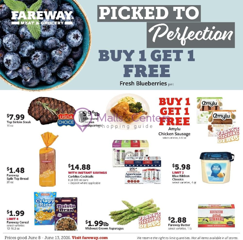 Weekly ad for Fareway valid: 06/08/2026 - 06/13/2026, page 1