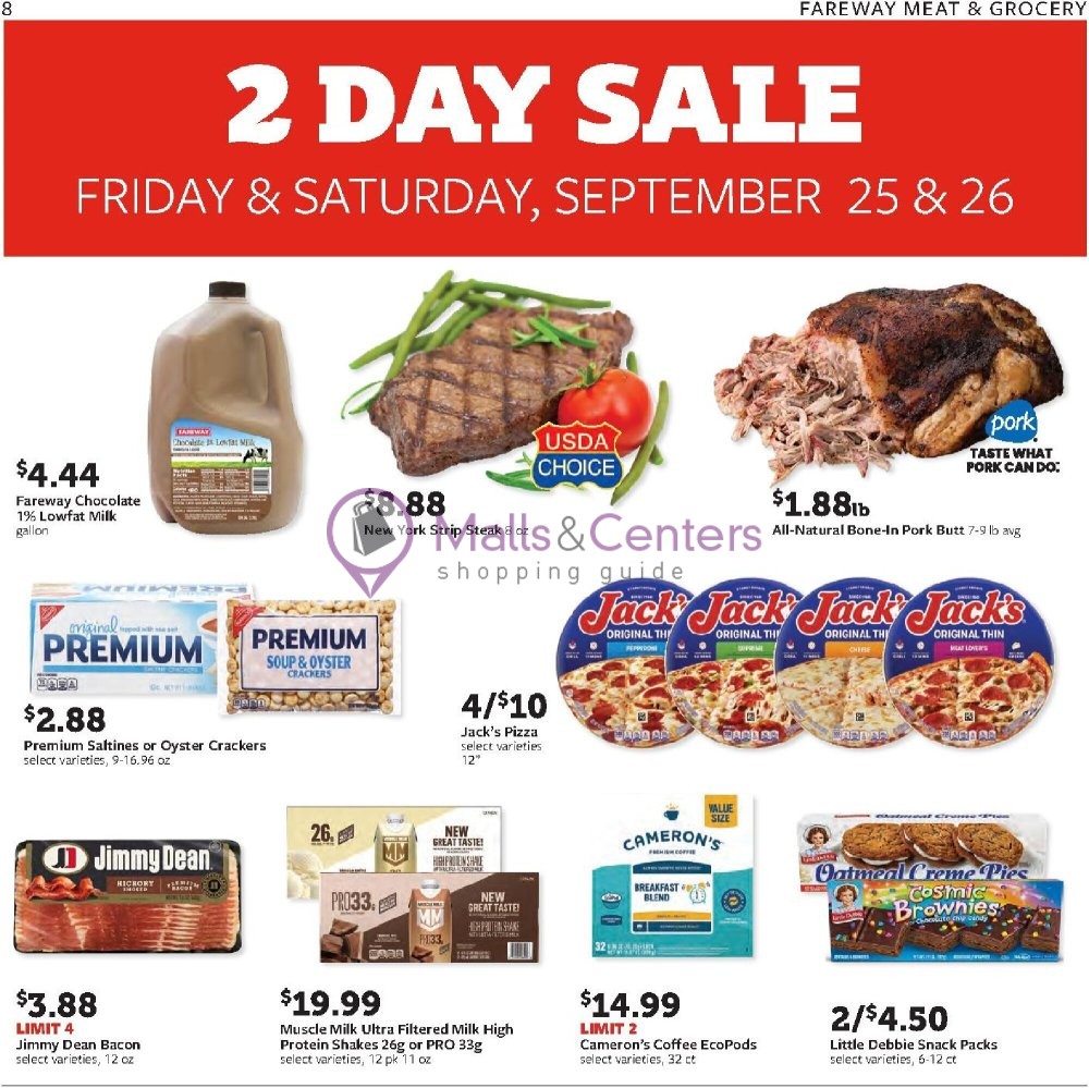 Weekly ad for Fareway valid: 09/21/2026 - 09/26/2026, page 8