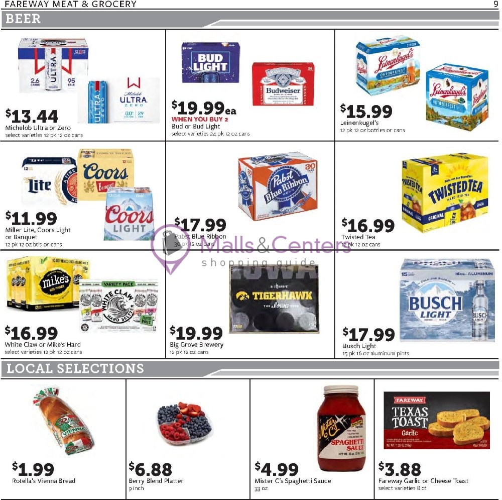 Weekly ad for Fareway valid: 09/07/2026 - 09/12/2026, page 9