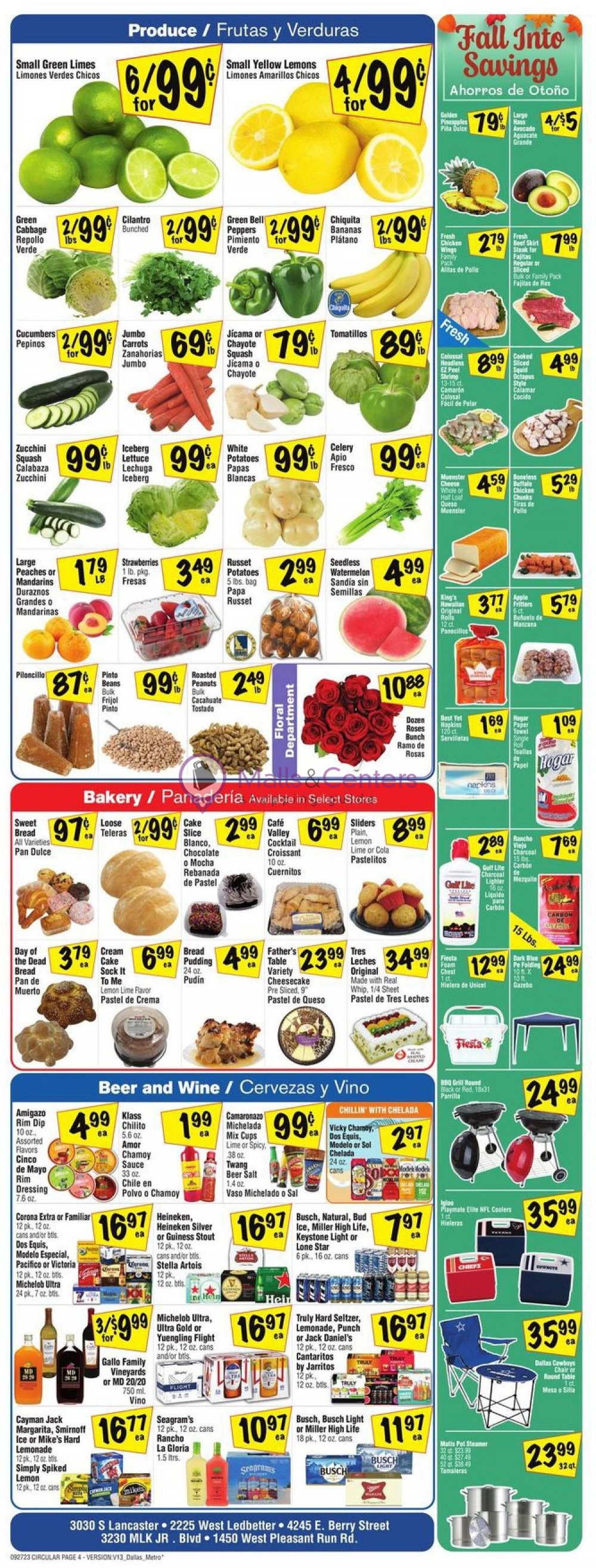 Weekly ad for Fiesta Mart valid: 09/27/2023 - 10/03/2023, page 4