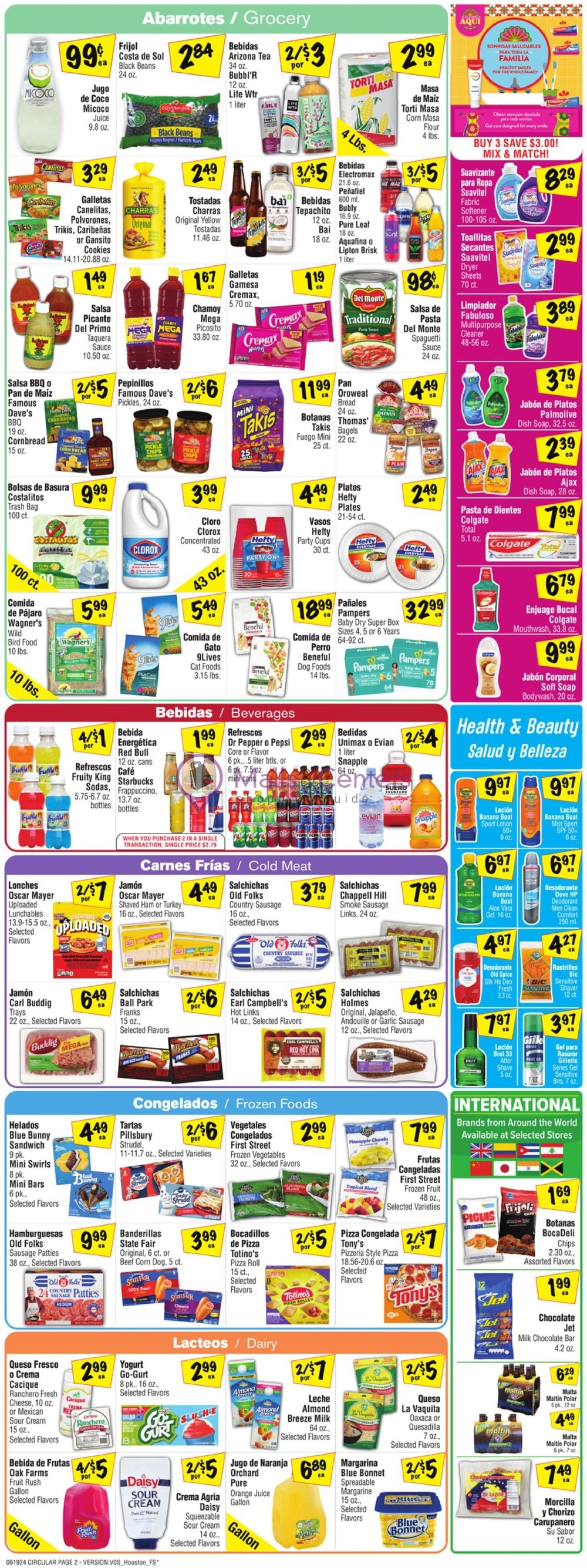 Weekly ad for Fiesta Mart valid: 06/19/2024 - 06/25/2024, page 2