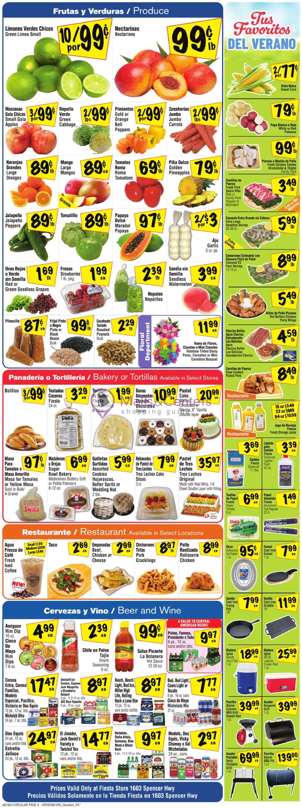 Weekly ad for Fiesta Mart valid: 06/19/2024 - 06/25/2024, page 4