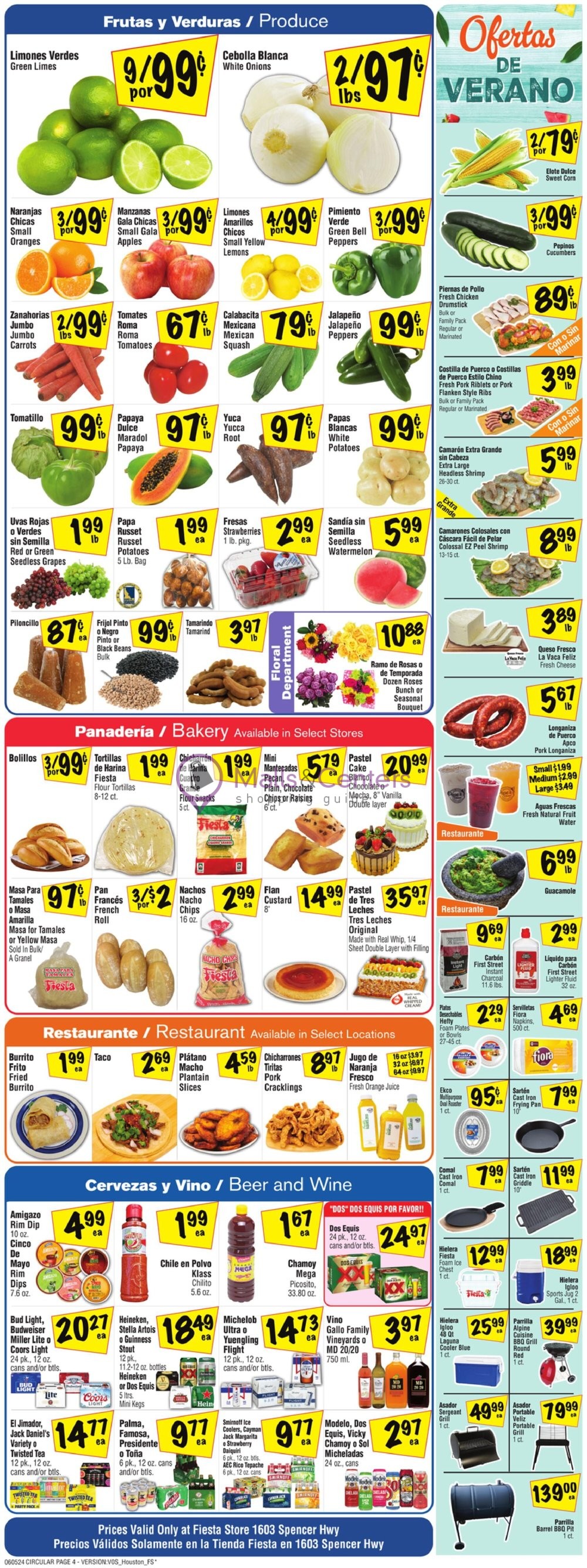 Weekly ad for Fiesta Mart valid: 06/05/2024 - 06/11/2024, page 4