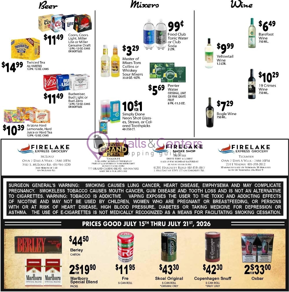 Weekly ad for FireLake Discount Foods valid: 07/15/2026 - 07/21/2026, page 4