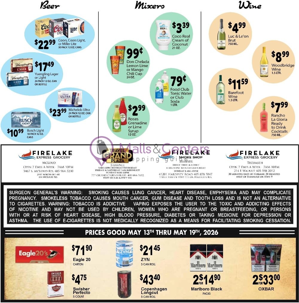Weekly ad for FireLake Discount Foods valid: 05/13/2026 - 05/19/2026, page 4