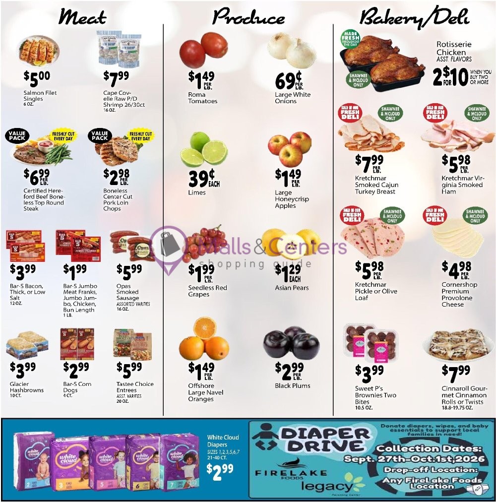 Weekly ad for FireLake Discount Foods valid: 09/16/2026 - 09/22/2026, page 2