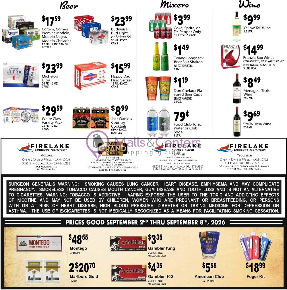 Weekly ad for FireLake Discount Foods valid: 09/02/2026 - 09/08/2026, page 8